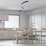 D-9010-1S Su Yolu Linear Aydınlatma Modern Led Avize