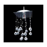 D-Light Kare Kristal 20'lik Tekli Avize