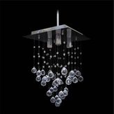 D-Light Kare Kristal 30'luk Avize