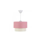 D-Light Melon Pembe Beyaz Avize