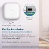 D-Link D-Lınk DBR-X3000-AP/MEU AX3000 Poe Smart Router & Access Poınt