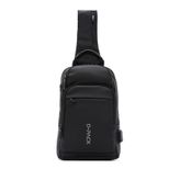 D-Pack Erkek Siyah Teknolojik Kumaş Çapraz Çanta 23SBD30006F