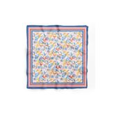 D scarf MAVİ ÇİÇEK DESENLİ KADIN FULAR