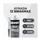 D34 Ayna Silikonu Şeffaf - 320G - 320 g
