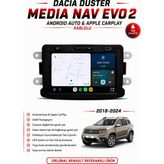 Dacia Duster Orijinal Media Nav Evo 2 Multimedya Navigasyon Carplay / Android Auto Özellikli