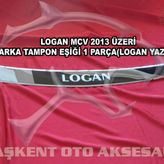 Dacia Logan Mcv Arka 2013 Üzeri Paslanmaz Çelik Krom Tampon Eşiği