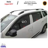 Dacia Logan MCV P.Çelik 2013 Üzeri 4 Parça Krom Cam Çıtası
