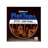 D'addario EFT16 Flat Light 012 Zımparalı Akustik Tel Set