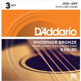 D'addario EJ15-3D Akustik Gitar Tel Seti