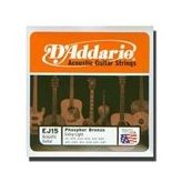 D'addario EJ15 Extra Light 010 Akustik Tel Set