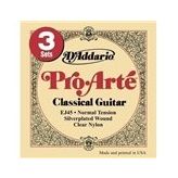 D'addario EJ453D Pro Arte Normal 3'lü Paket Klasik Tel