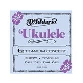 D'addario EJ87C Titanium Ukulele Teli
