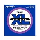 D'addario EXL190 Nikel Wound Bas Tel Set
