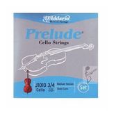 D'addario J101034 Cello Tel Set Prelude 3-4 Medium