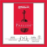 D'addario J1012 D Re Prelude 4-4M Tek Çello Teli