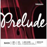 D'addario J612 D 3-4M Prelude Tek Bas Teli