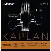 D'addario KA314 Kaplan AMO Scale Length 4/4 G-SO Keman Tek Tel