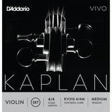 Daddarıo Kv310 4/4M Daddarıo Kv310 4/4M Keman Tel Seti, Kaplan Vıvo, Medıum