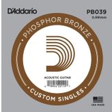 D'addario Pb039 Phosphor Bronze Wound Akustik Tek Tel