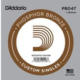 D'addario PB047 Mi Akustik Gitar Tek Teli