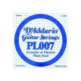D'addario PL007 Plain Steel Elektro Tek Tel
