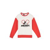 Dagi Ekru Mıckey Mouse Baskı Detaylı Unısex Sweatshırt