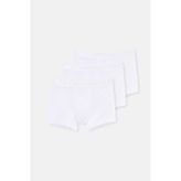 Dagi Erkek Basic Modal 3'lü Boxer Beyaz S