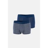 Dagi Erkek Desenli Micro Modal Boxer Mavi M
