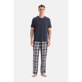 Dagi Erkek Ekoseli Dokuma Pantolon Multicolor S