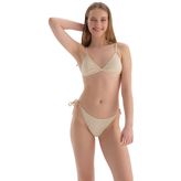 DAGİ Kadın Spagetti Bikini Alt, EKRU, 36