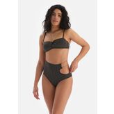 DAGİ Kadın Straplez Bikini Üst, SİYAH, 36