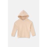 Dagi Kız Çocuk Kapüşonlu Sweatshirt, Pamuklu, Örme