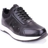 Dagoster DMA08-1061 Ortopedik Slip On Siyah Hakiki Deri Erkek Günlük Ayakkabı