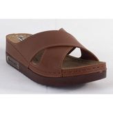Dagoster DZA37-3029 Günlük Anatomik Kadın Terlik - Taba
