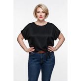 Daıdo Kadın Bisiklet Yaka Kısa Kollu Puantiyeli Rahat Kesim Bluz 20Y331900213
