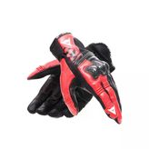 Daınese Eld Reacto Carbon Short Gloves Black Red Lava M