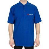 Dainese Logo Text Polo Yaka Mavi Tişört