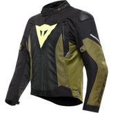 Dainese Super Sprint D-Dry Ceket Black Green Fluo Yellow - 54