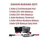 Dakkın Dakkin Şarjlı Budama Testeresi, Budama Makası ve Uzatma Kolu Tam Set
