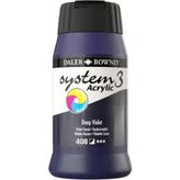 Daler Rowney System 3 Deep Violet 408 211467 500ml Akrilik Boya