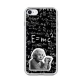 Dali Design İphone 6S Uyumlu Şeffaf Kılıf Albert Einstein Tasarımlı