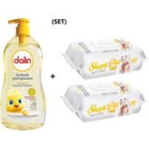 Dalin Bebek Şampuanı 700 ml 1 Adet + Sensitive Islak Mendil 90'lı 2 Adet