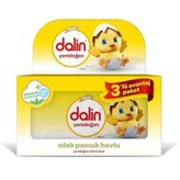 Dalin Yenidoğan 40 Adet 3'lü Paket Islak Havlu