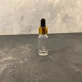 Damlalıklı Şeffaf Cam Şişe 10ml