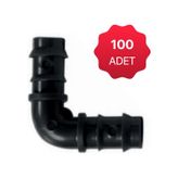 Damlama Sulama Kurtağzı Dirsek - 16X16Mm (100 Adet)