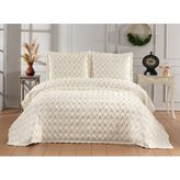 Danteel Home Nüans 3 Parça Çift Kişilik Pike Takımı Krem - 240 x 250 cm