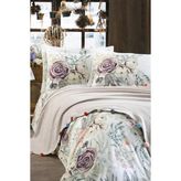 Dantela Vita Violet Ponponlu Pike Takımı Bej - 001-Renkli