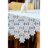 Dantelux Örme Papatya Runner (140x45 cm) Krem 140 x 45