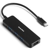 Dark DK-AC-USB347 Siyah Connect Master X5C USB 3.2 to 3xUSB 3.0 2xType-C Hub