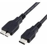 Data Star Type-C To Micro B USB 3,0 Dönüştürücü Çevirici - Siyah